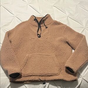 Love Tree Pink Sherpa Pullover